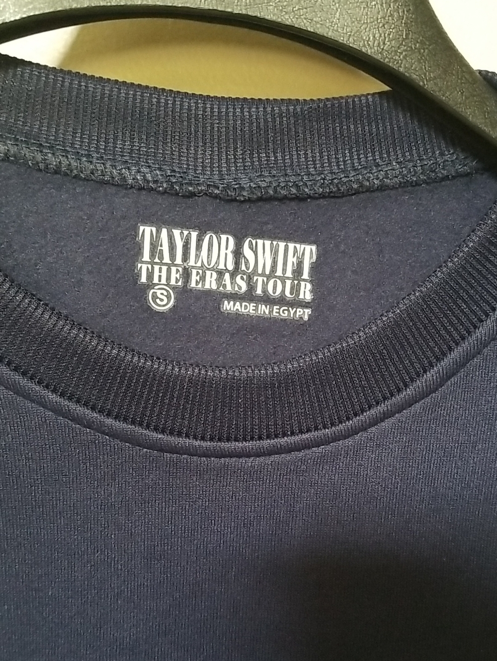 Taylor Swift The Eras Tour Crewneck Navy Sweatshirt - Picture 3 of 10